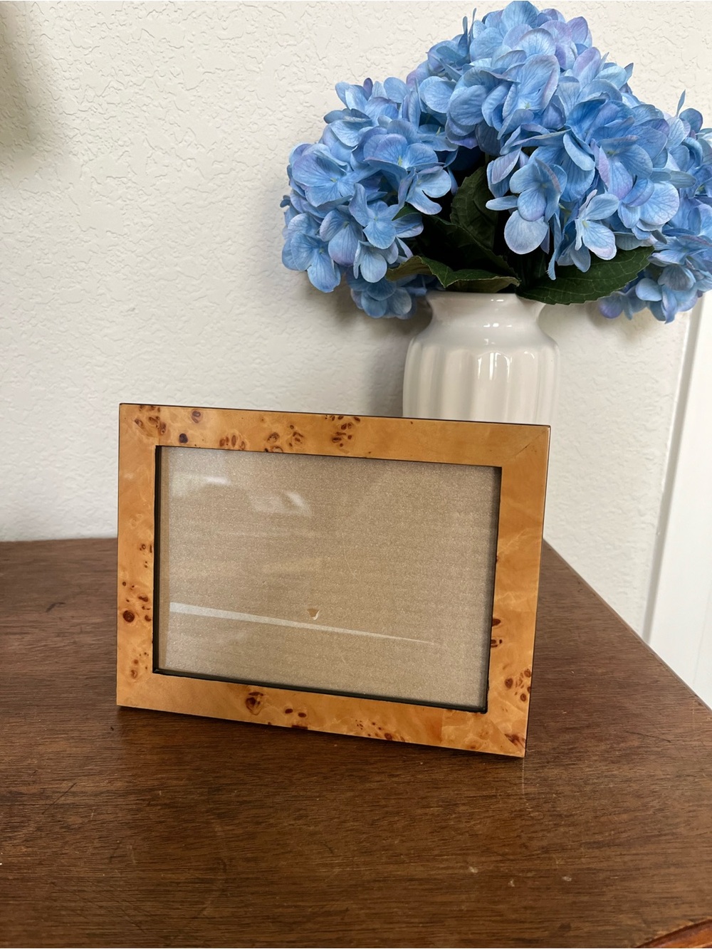 Vintage Burl wood picture frame